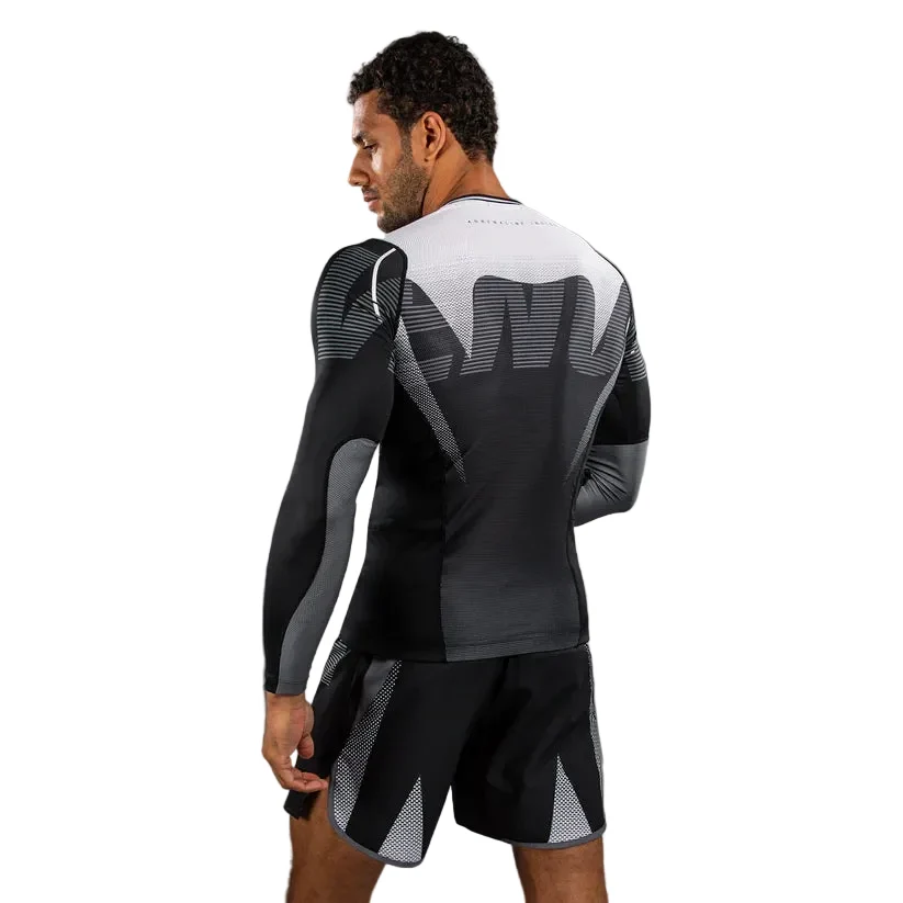 VENUM RASHGUARD L/S ADRENALINE BLACK/SILVER - Image 3