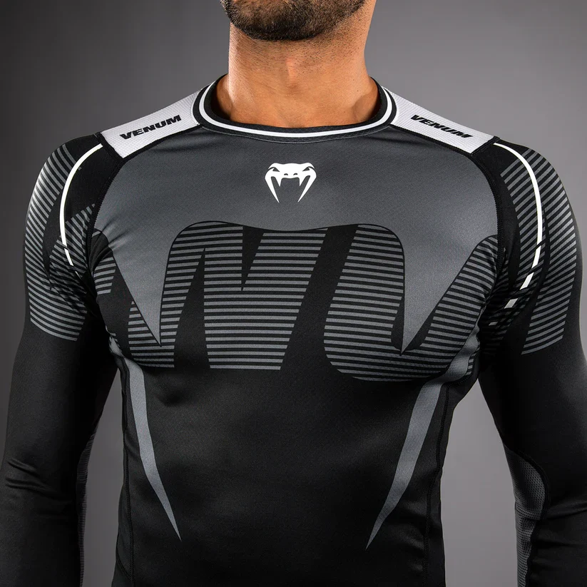 VENUM RASHGUARD L/S ADRENALINE BLACK/SILVER - Image 5