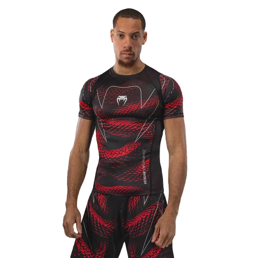 VENUM RASHGUARD S/S MATUPA BLACK/RED