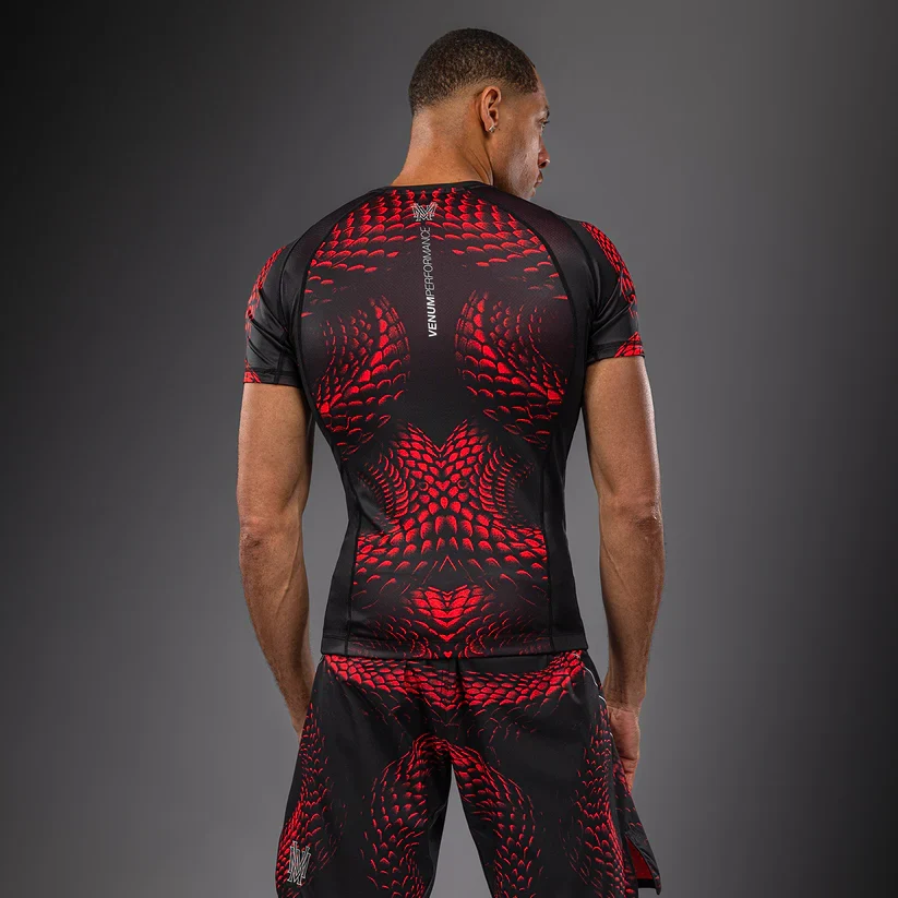 VENUM RASHGUARD S/S MATUPA BLACK/RED - Image 2