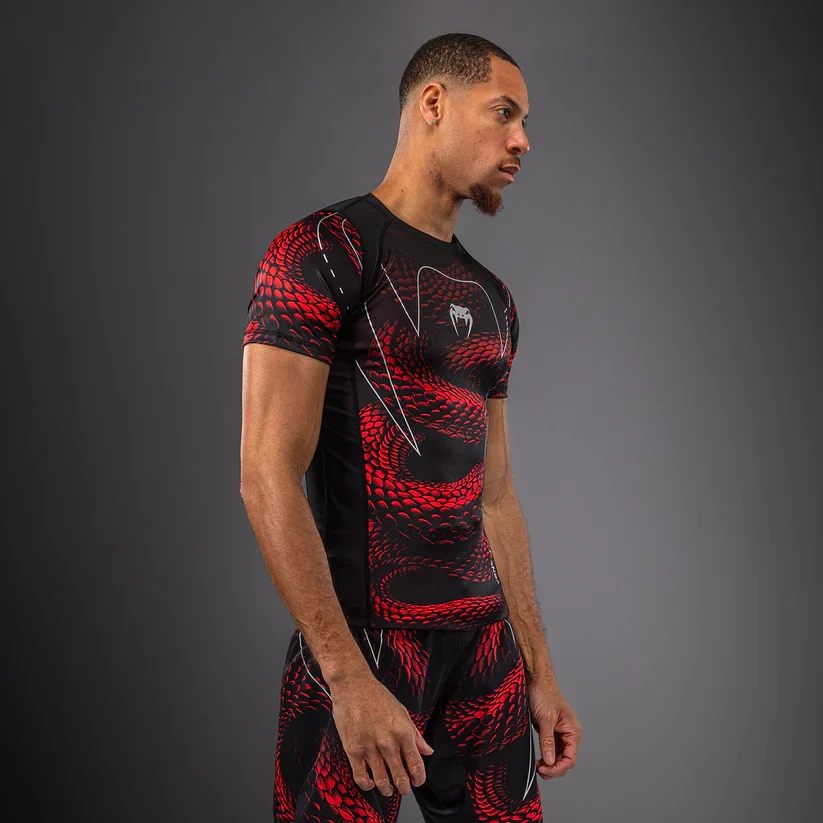 VENUM RASHGUARD S/S MATUPA BLACK/RED - Image 3