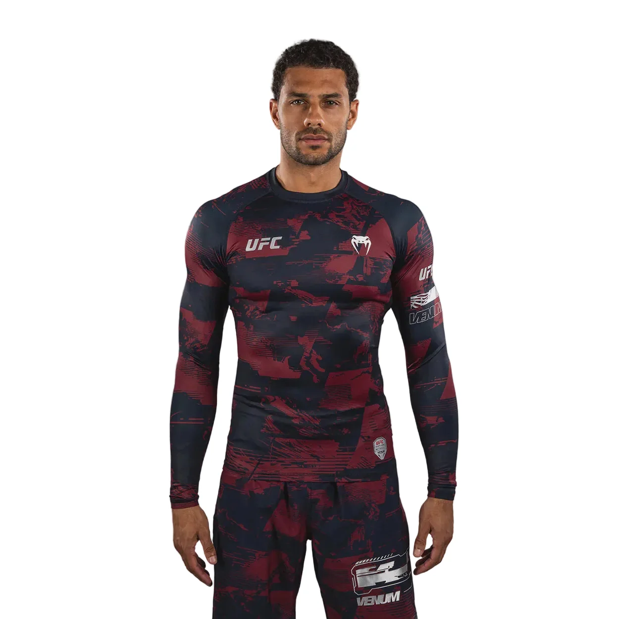 VENUM RASHGUARD L/S UFC ZENITH NAVY/RED