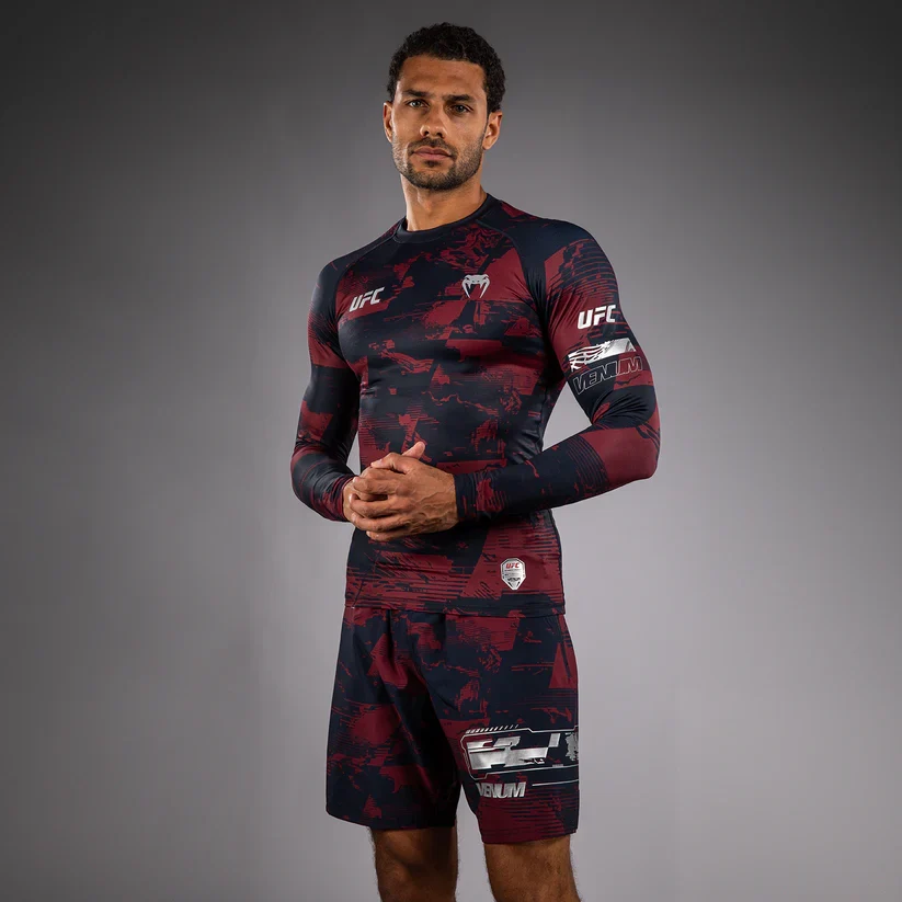 VENUM RASHGUARD L/S UFC ZENITH NAVY/RED - Image 4