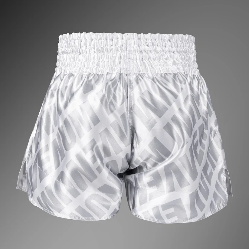 VENUM THAI SHORTS CONTENDER XT WHITE/SILVER - Image 3