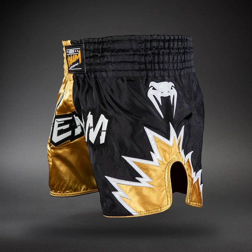 VENUM THAI SHORTS INFERNO 2.0 BLACK/GOLD - Image 6