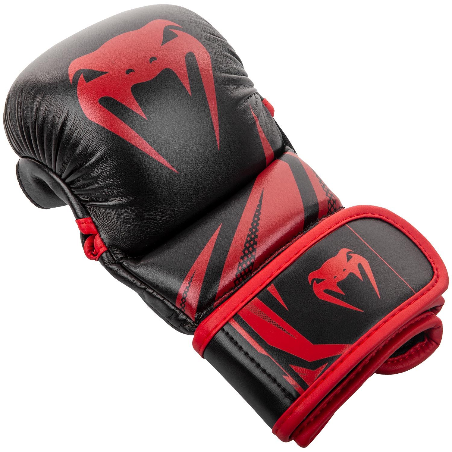 VENUM MMA GLOVES SPARRING CHALLENGER 3.0 BLACK /RED - Image 3