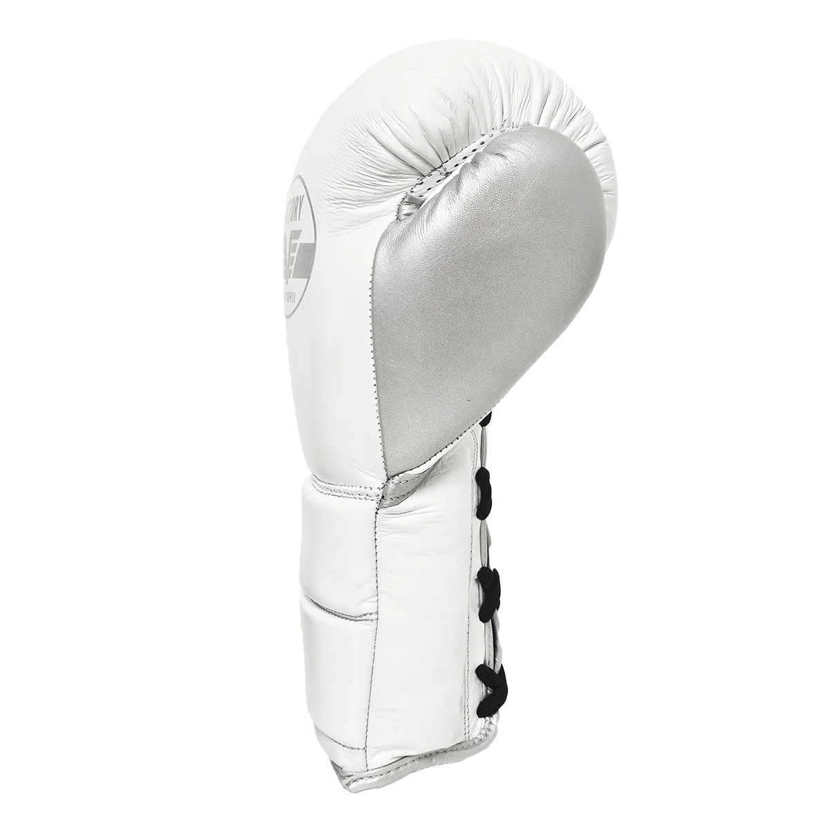 VICTORY GLOVES ATTACK LEATHER LACE WHITE/SILVER - Image 3