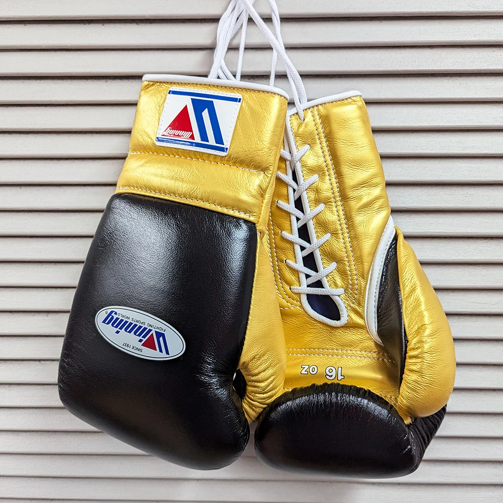 WINNING GLOVES CUSTOM LACE BLACK/GOLD - Image 2