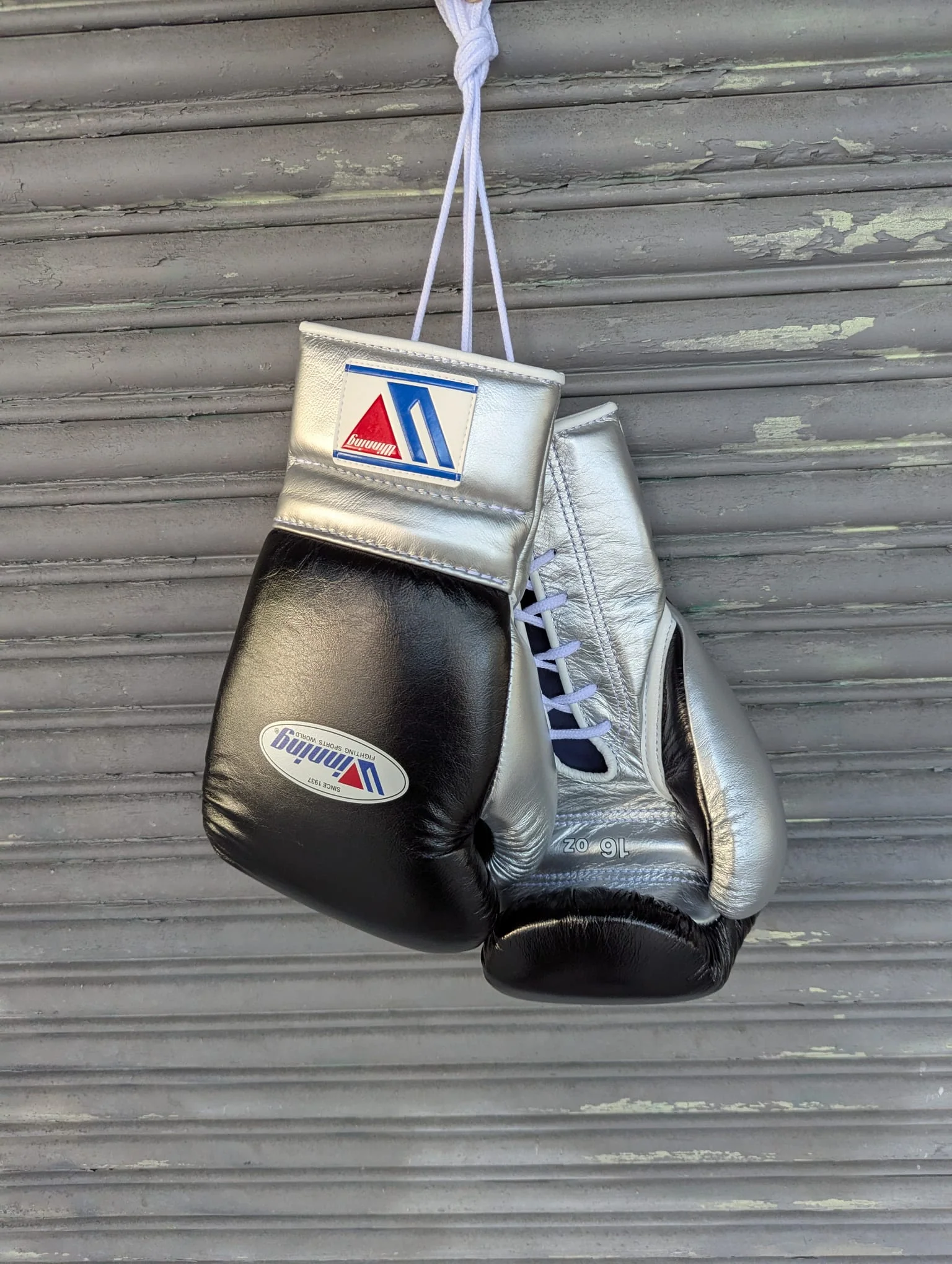WINNING GLOVES CUSTOM LACE BLACK/SILVER - Image 2