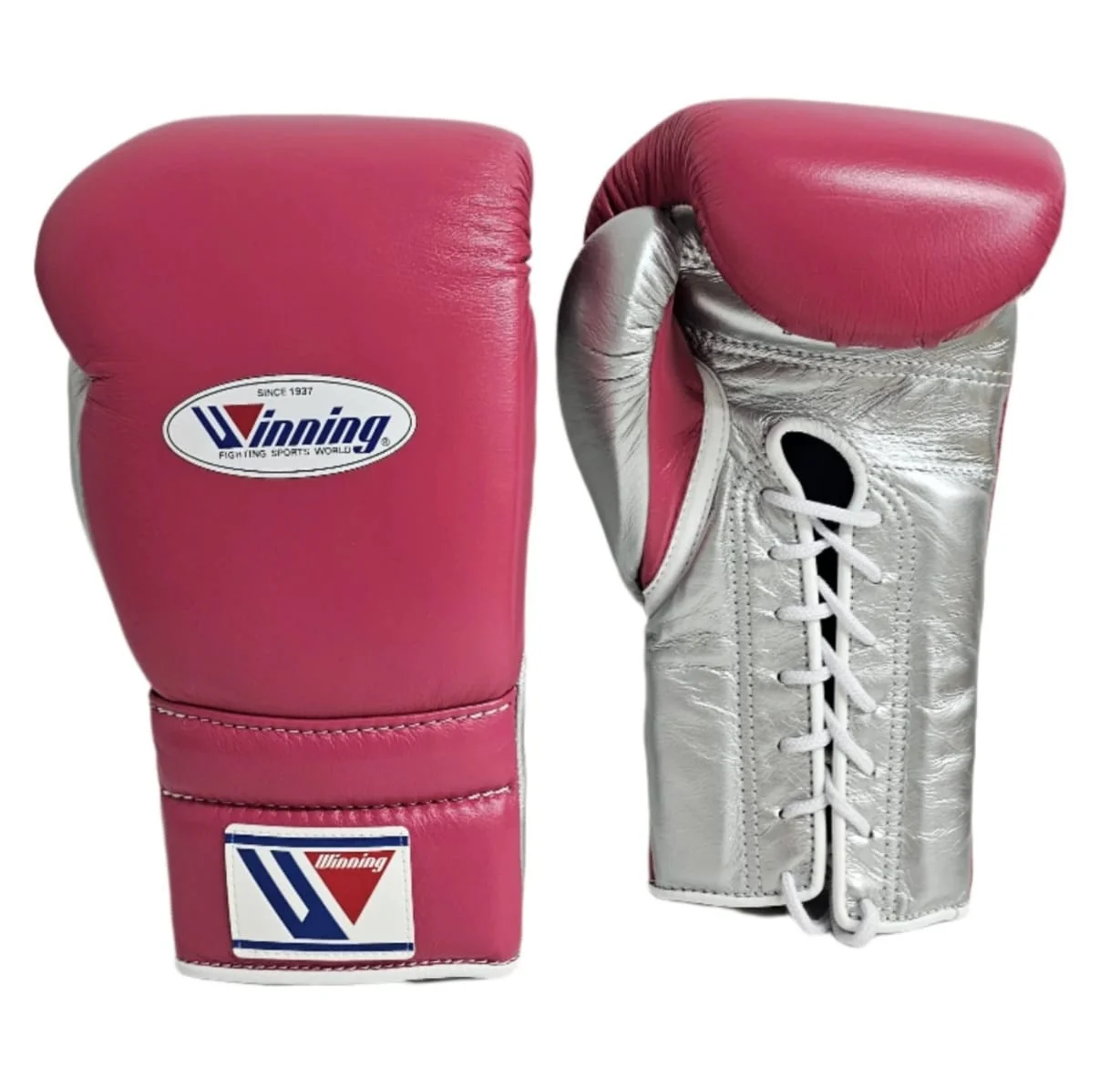 WINNING GLOVES CUSTOM LACE PINK/SILVER