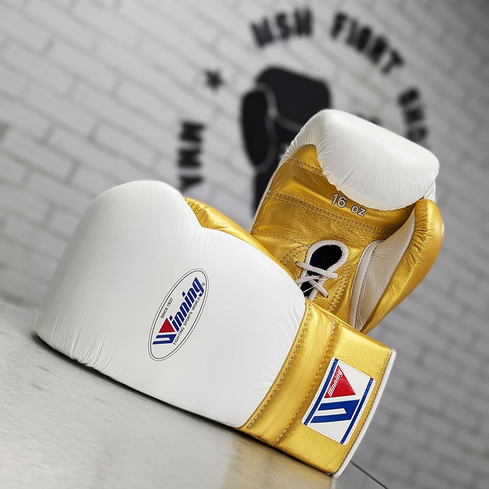 WINNING GLOVES CUSTOM LACE WHITE / GOLD - Image 2